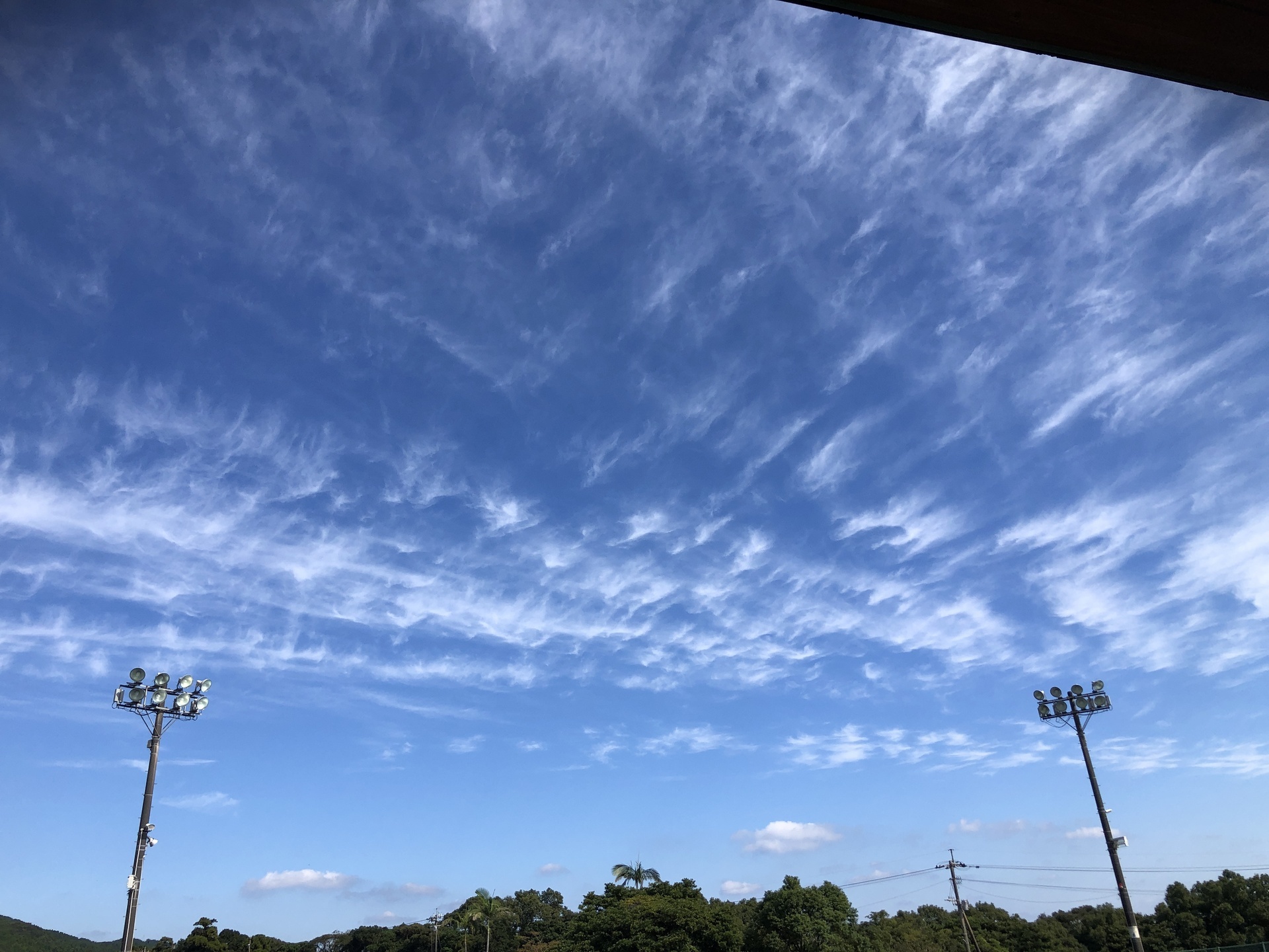 彩光のような現象: ここは屋久島